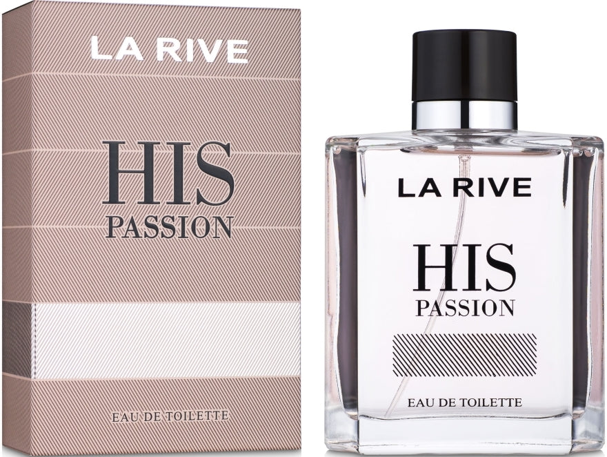 La Rive His Passion Men's Eau de Toilette, 100 mL