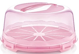 Dunya 30306 Plastic Cake Carrier with Lid, 30 x 15 cm - Image 2