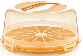 Dunya 30306 Plastic Cake Carrier with Lid, 30 x 15 cm - Image 3