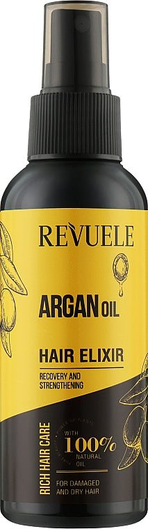 Revuele Argan Oil Hair Elixir, 120 mL