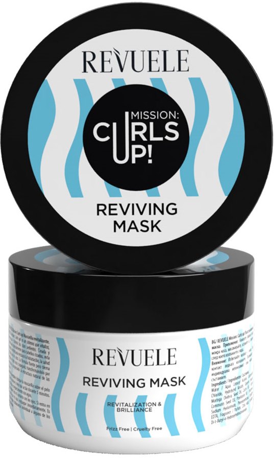 Revuele Mission: Curls Up! Restorative Hair Mask for Curly Hair, 300 mL - Image 2