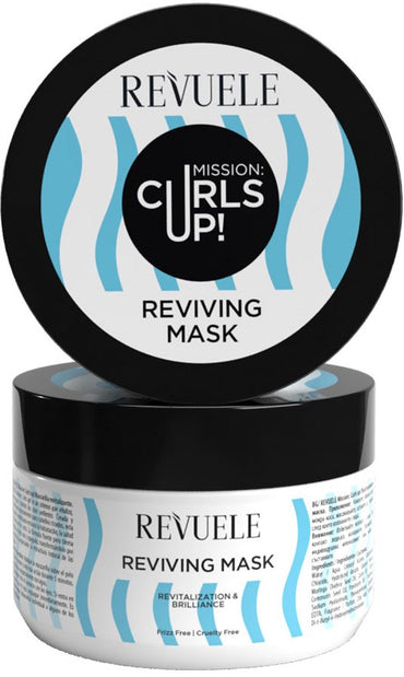 Revuele Mission: Curls Up! Restorative Hair Mask for Curly Hair, 300 mL - Image 2