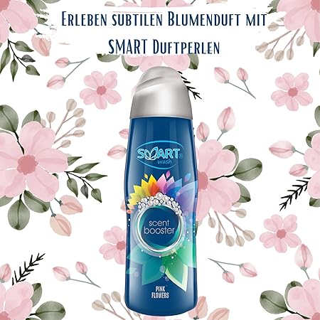 Smart Wash Pink Flowers Laundry Scent Booster Beads, 500 g - Image 2
