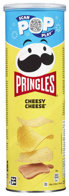Pringles Cheesy Cheese Potato Chips, 165 g