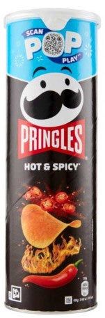 Pringles Hot & Spicy Potato Chips, 165 g