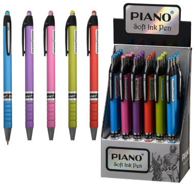 Piano PB-165-C Blue Retractable Ballpoint Pen - Image 2