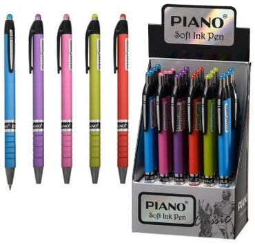 Piano PB-165-C Blue Retractable Ballpoint Pen - Image 2