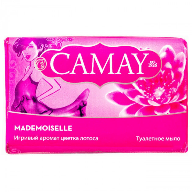 Camay Mademoiselle Lotus Scent Bar Soap, 85 g