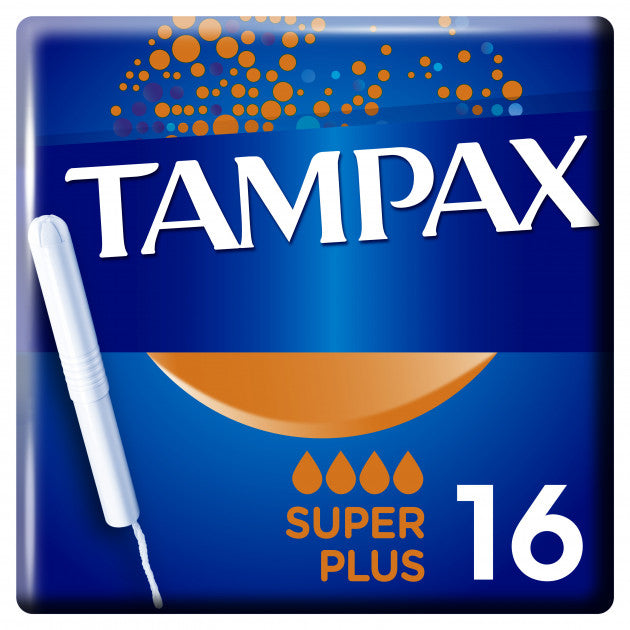 Tampax Super Plus Duo Tampons with Applicator, 16 pcs