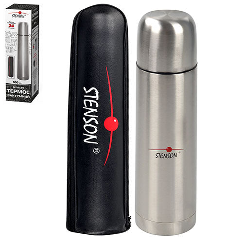 Stenson MT-0181 Stainless Steel Thermos, 1 L - Image 2