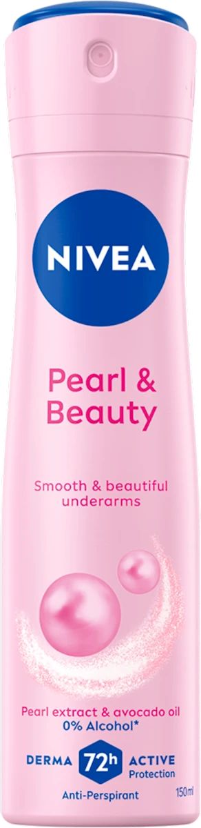 Nivea Pearl & Beauty Women's Antiperspirant Deodorant, 150 mL
