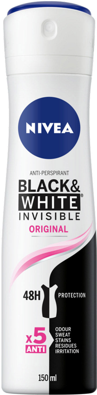 Nivea Invisible Protection Original Women's Antiperspirant Spray, 150 mL