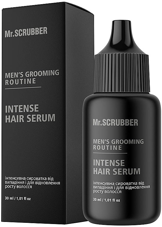 Mr. Scrubber Men's Grooming Routine Anti-Hair Loss, Repair & Hair Growth Serum, 30 mL