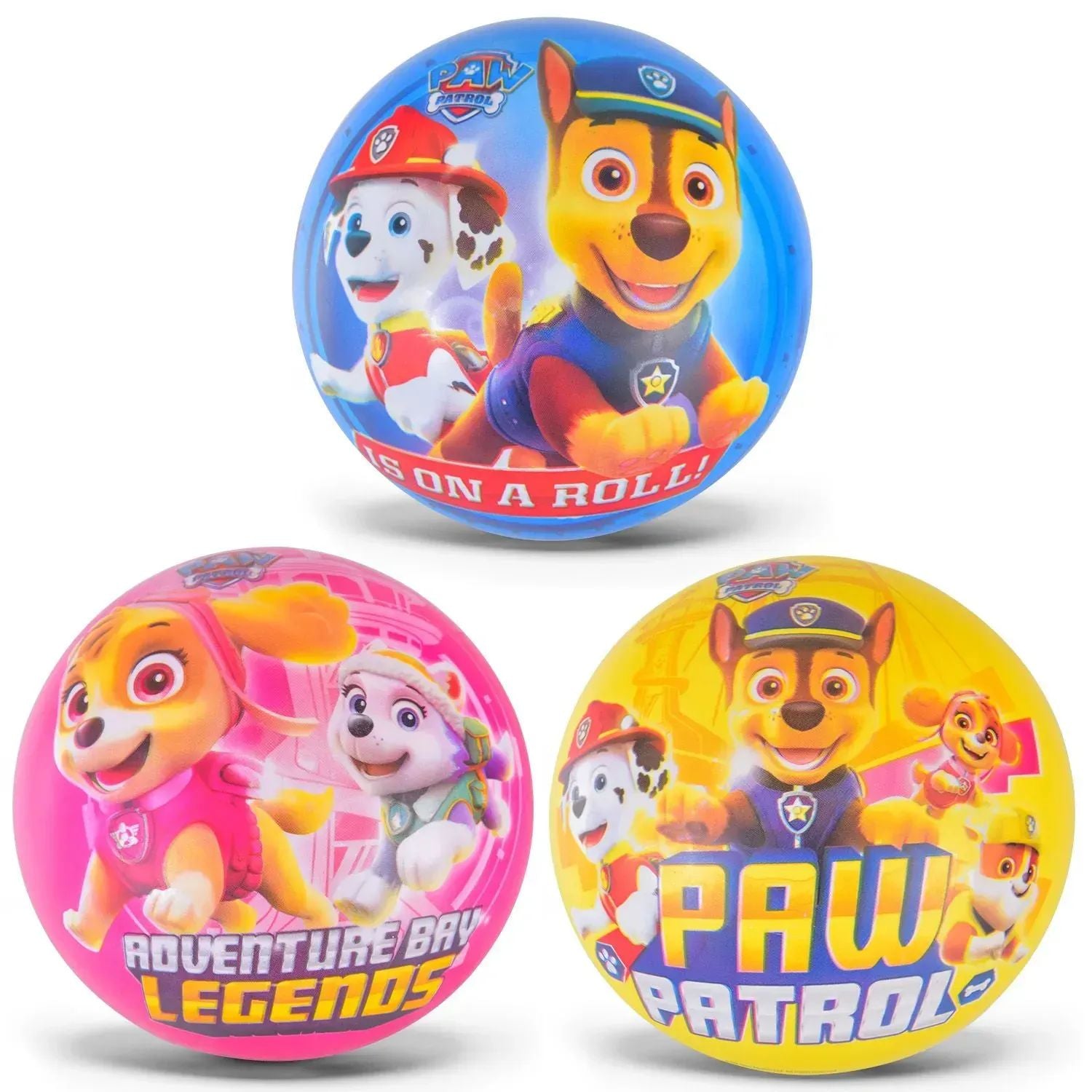 Paw Patrol PB2102 Kids Rubber Ball, Assorted Designs
