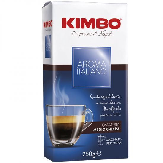 Kimbo Aroma Italiano Ground Coffee, 250 g
