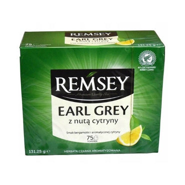 Remsey Earl grey z nuta cytryny Tea Bags 75 pcs 131.25 g - Image 2