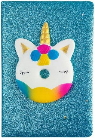 OOPT 5137 Unicorn A5 Squishy Notebook, 80 Sheets