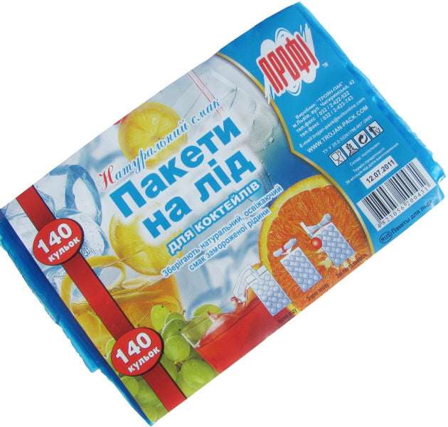 PROFI Ice Cube Bags, 140 Cubes