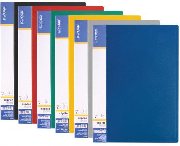Economix A4 Plastic Side-Clip Folder