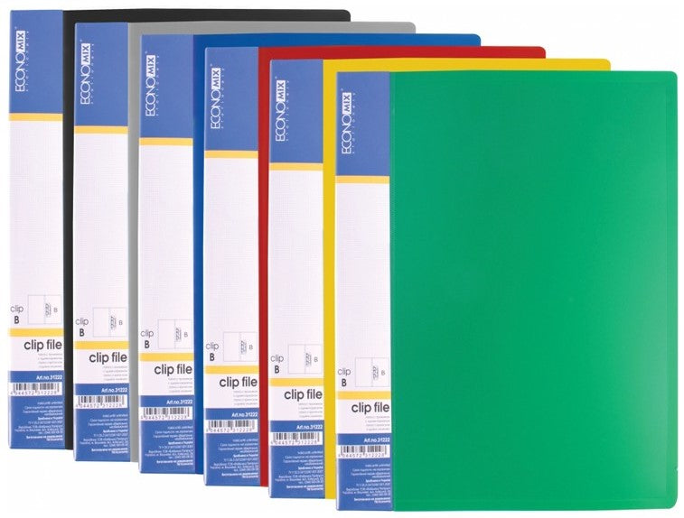 Economix A5 Plastic Side-Clip Folder
