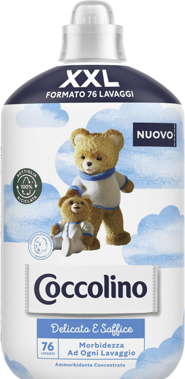 Coccolino Delicate & Soft Fabric Softener, 1.75 L