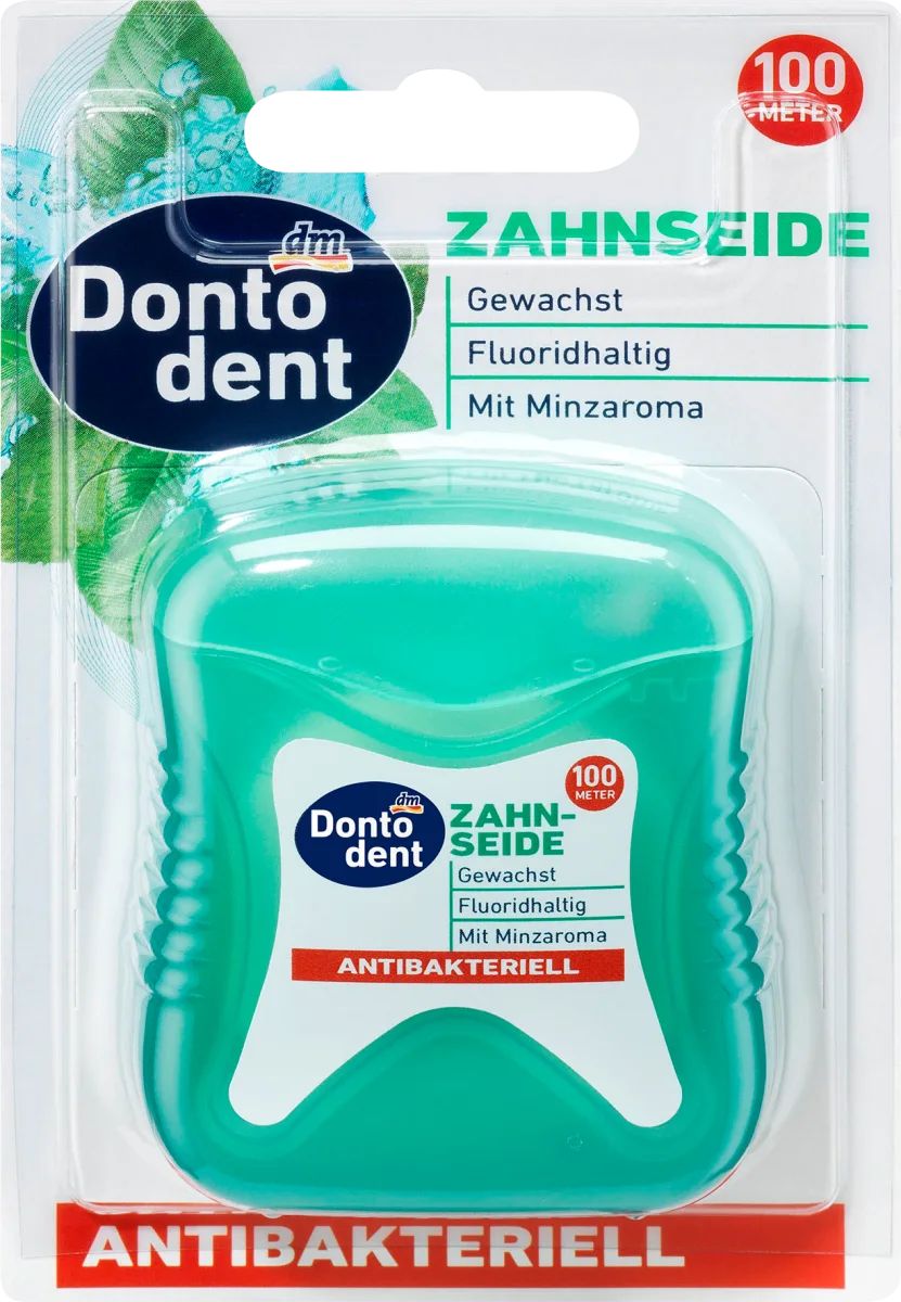 Dontodent Antibacterial Dental Floss, 100 m