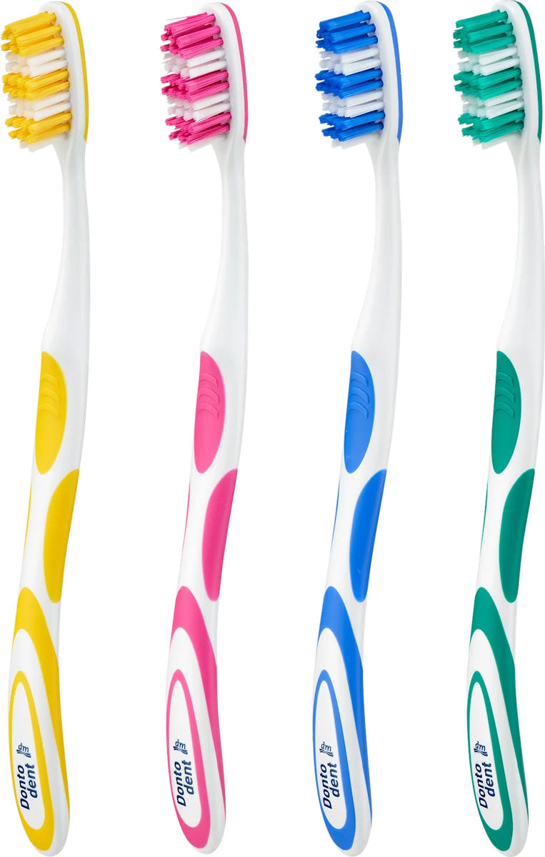 Dontodent Medium Toothbrushes, 3 pcs - Image 2