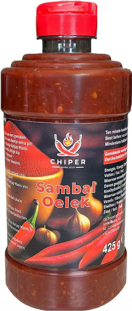 Chiper Sambal Oelek Sauce, 425 mL