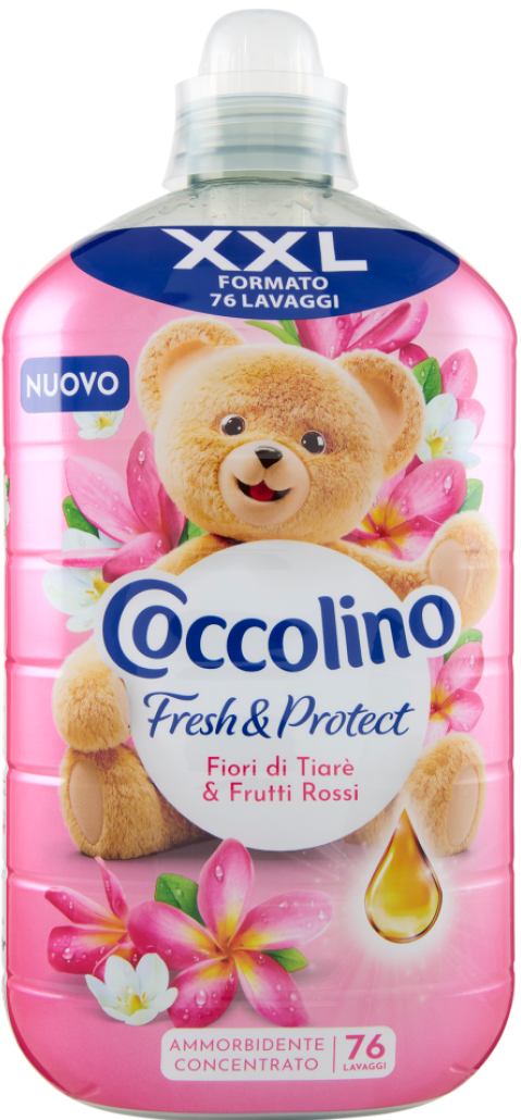 Coccolino Tiare Flowers & Red Fruits Fabric Softener, 1.75 L