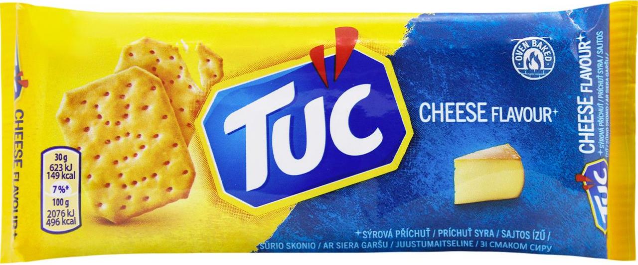 Tuc Cheese-Flavored Salted Crackers, 100 g