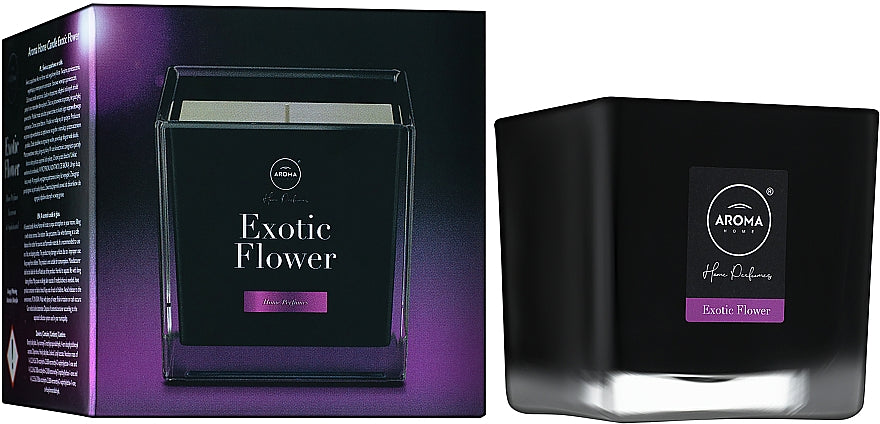 Aroma Home Exotic Flower Scented Candle, 155 g