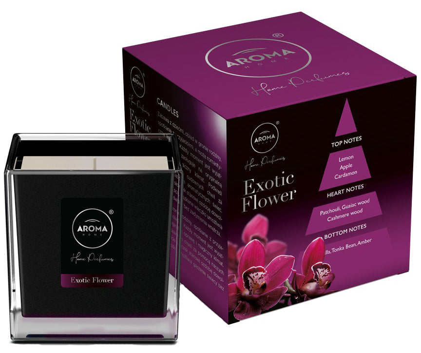 Aroma Home Exotic Flower Scented Candle, 155 g - Image 2