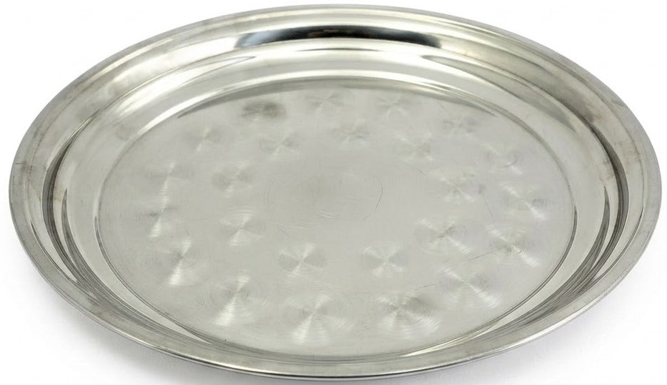Round Stainless Steel Tray B002-50, 50 cm