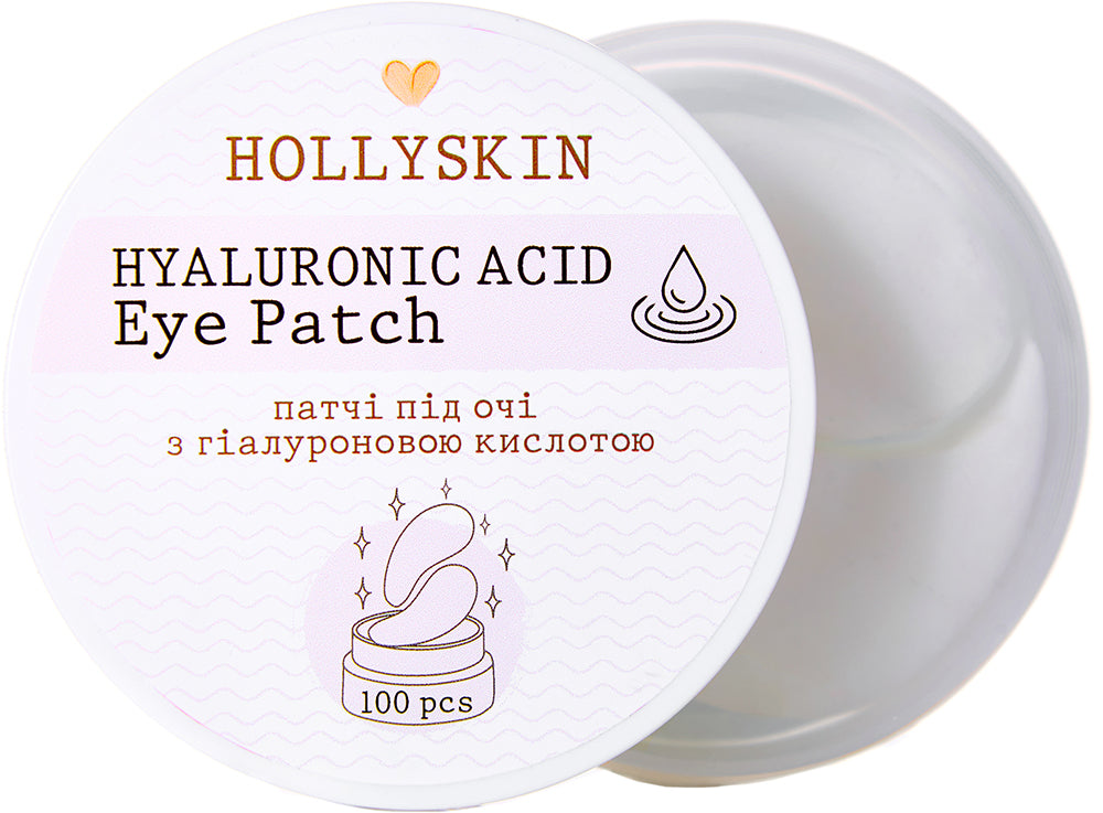 Hollyskin Hyaluronic Acid Under-Eye Sheet Patches, 100 pcs