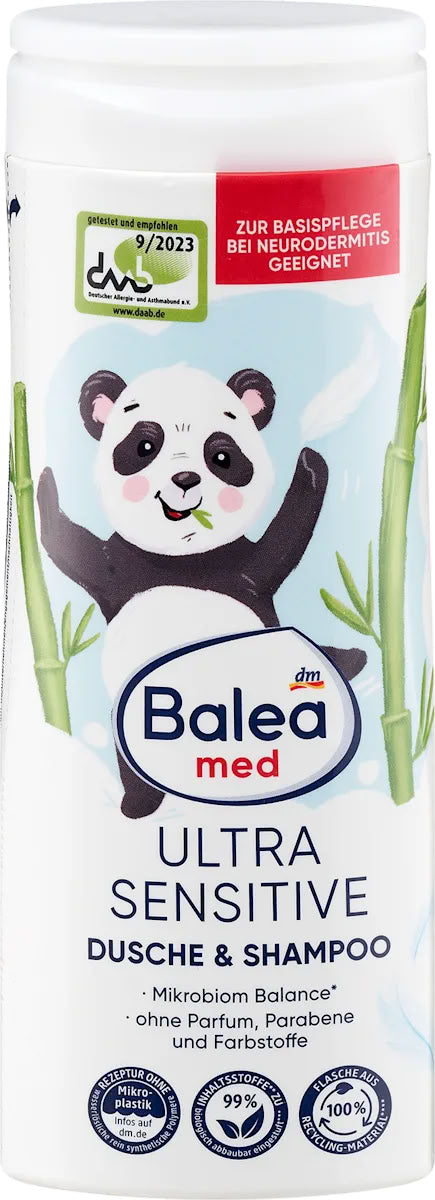 Balea Ultra Sensitive Kids Shampoo & Shower Gel, 300 mL