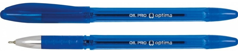 Optima OIL PRO Blue Oil-Based Ballpoint Pen, 0.5 mm