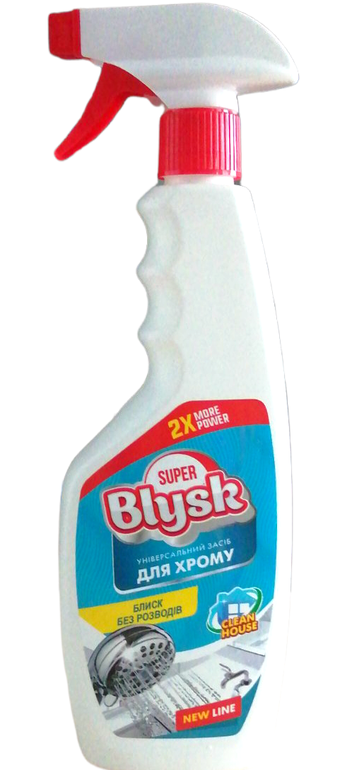 Super Blysk Chrome Surface All-Purpose Cleaner Spray, 500 mL