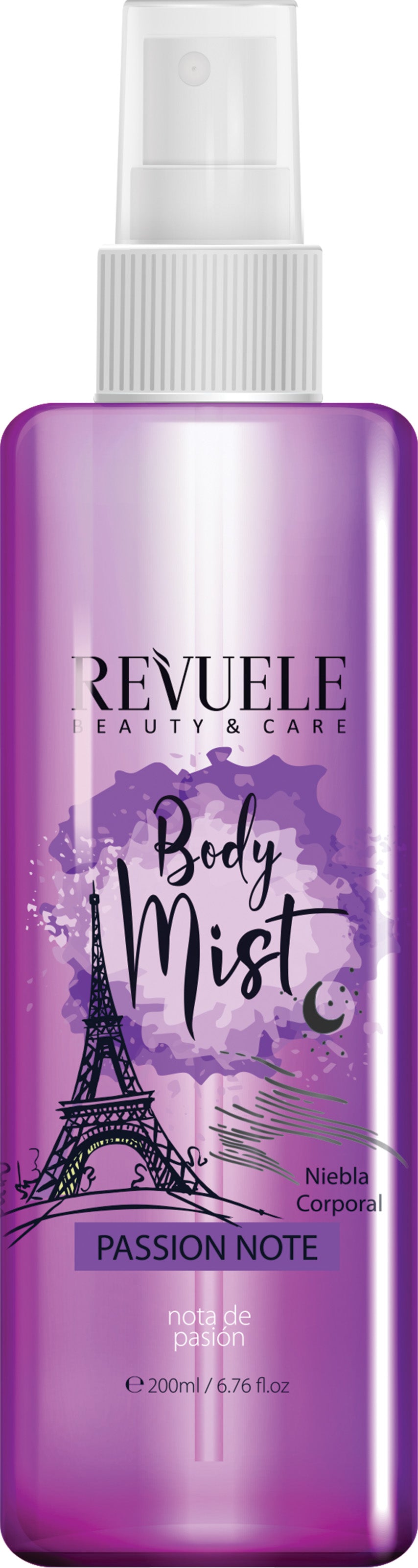 Revuele Note of Passion Body Mist, 200 mL