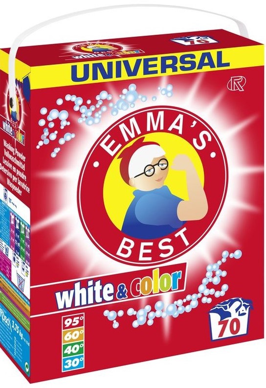 Emma's Best Universal Laundry Detergent Powder, 70 Loads, 3.85 kg