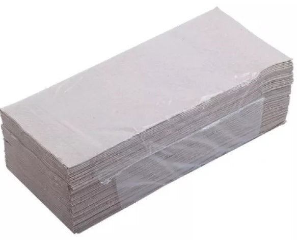 Gray Recycled V-Fold Paper Towels