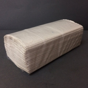 Gray Recycled V-Fold Paper Towels - Image 2