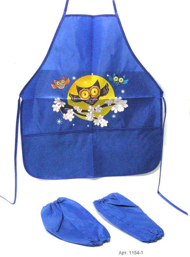Kids Art Apron with 2 Sleeve Protectors - Image 2
