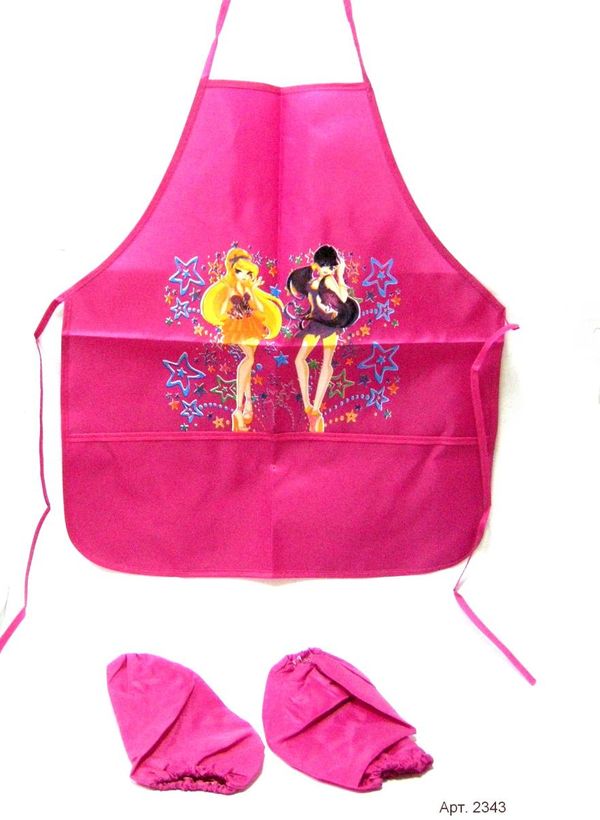 Kids Art Apron with 2 Sleeve Protectors - Image 3