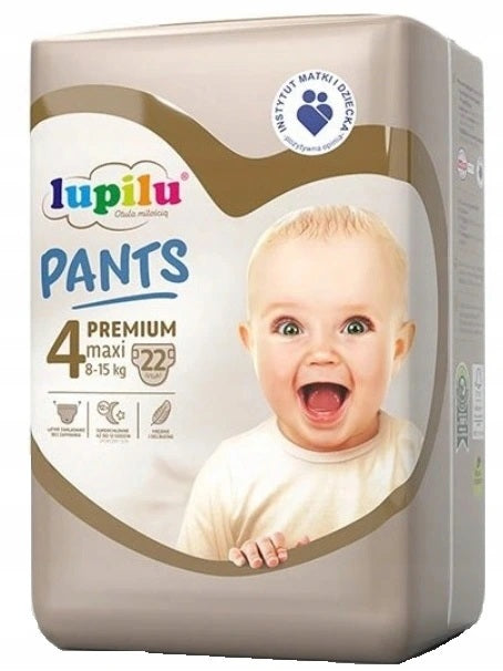Lupilu Premium 4 Baby Pull-Up Diaper Pants, 22 pcs, 8-15 kg