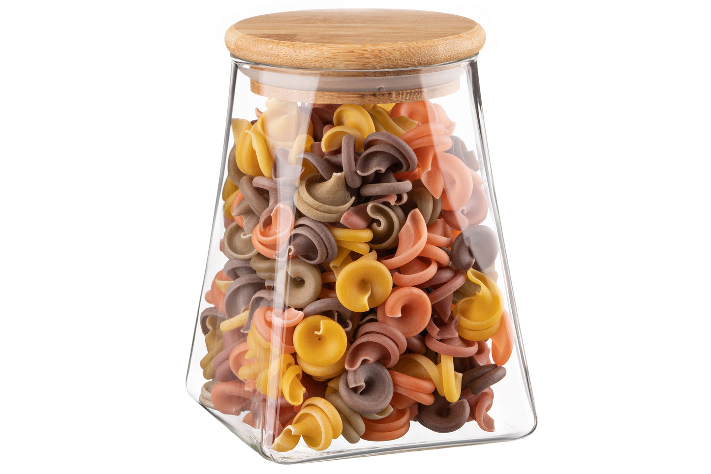 Ardesto Fresh AR1374BLC Glass Storage Jar with Bamboo Lid, 740 mL - Image 3