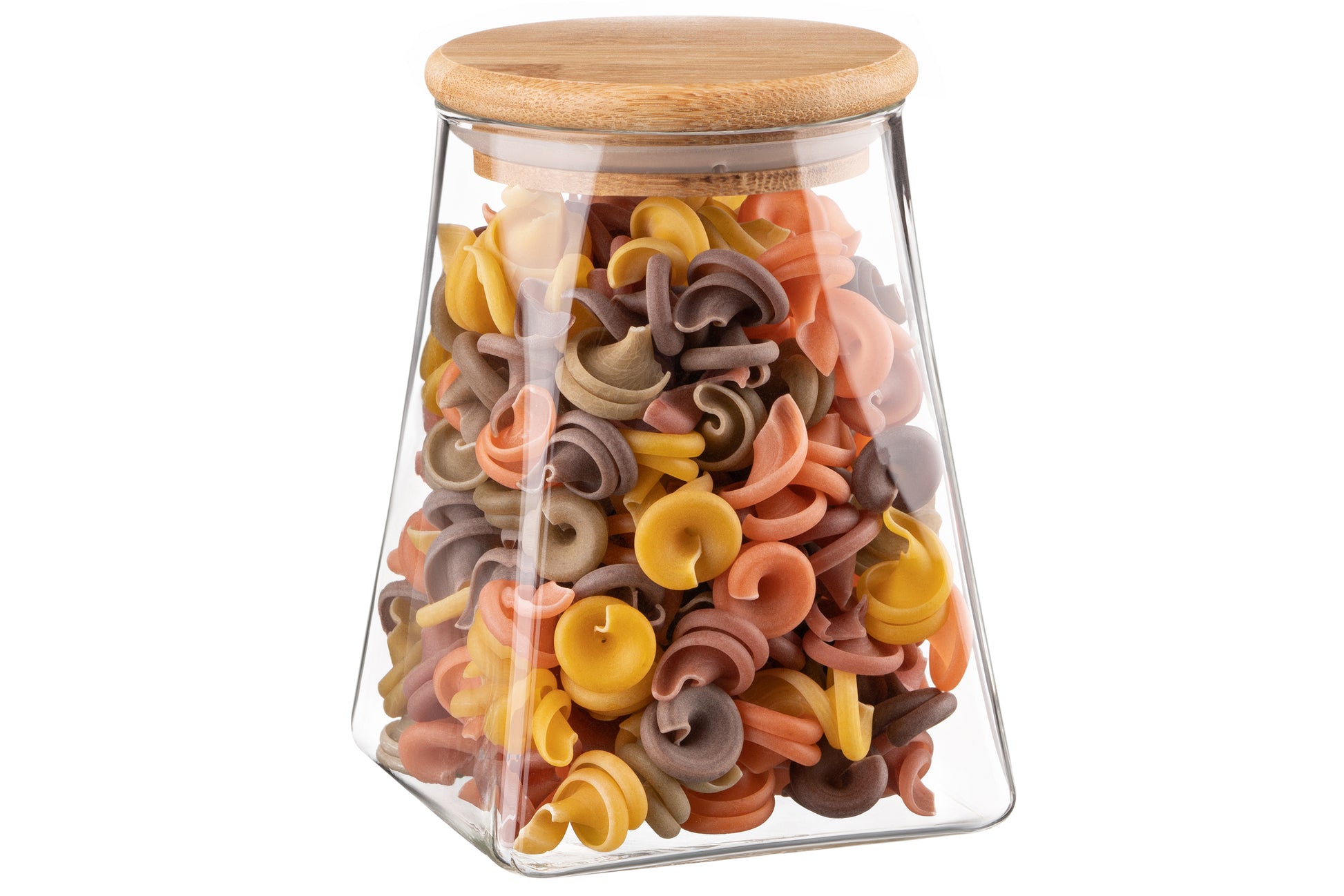 Ardesto Fresh AR1374BLC Glass Storage Jar with Bamboo Lid, 740 mL - Image 3