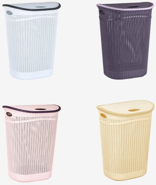 Plastart LA150 Euro-Knit Laundry Basket, 52 L