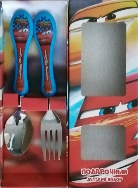 Cars Kids Fork & Spoon Set