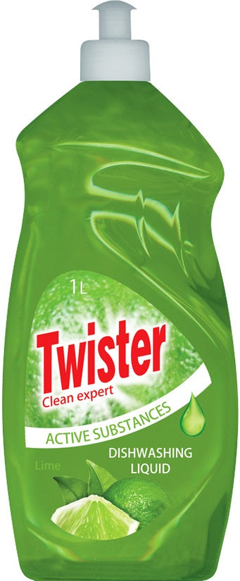 Twister Lime Dishwashing Liquid, 1 L