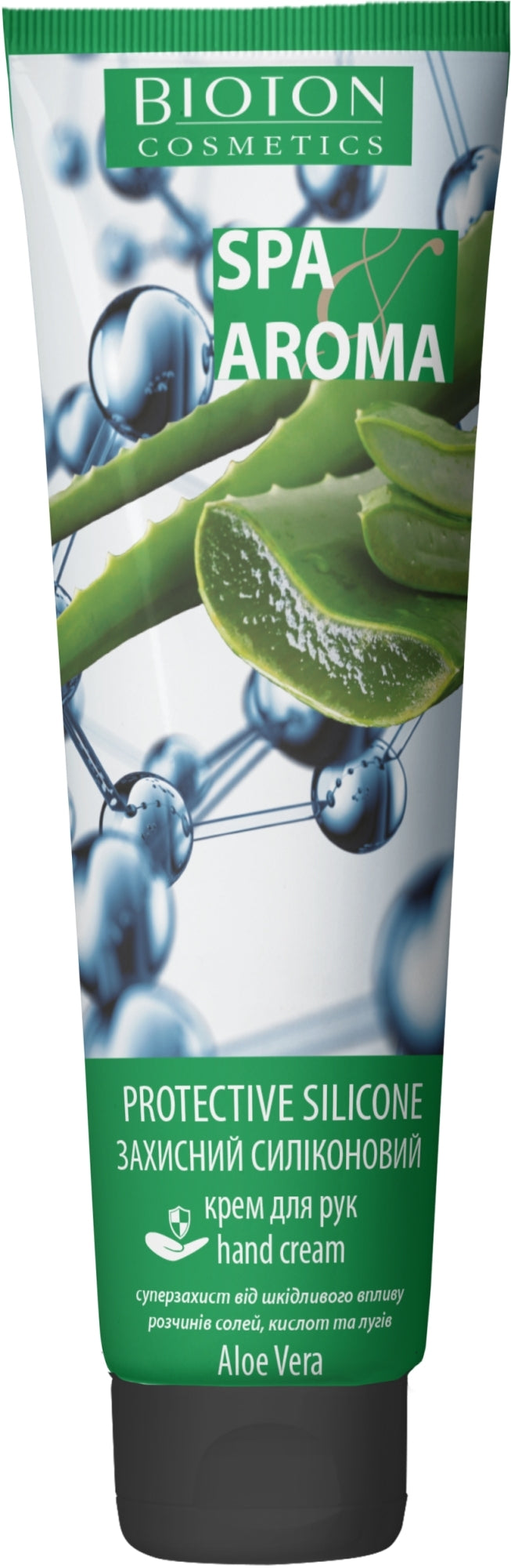 Bioton Cosmetics Spa & Aroma Silicone Hand Cream with Aloe Vera, 75 mL